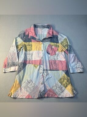 John Mark 100% cotton button down half sleeve